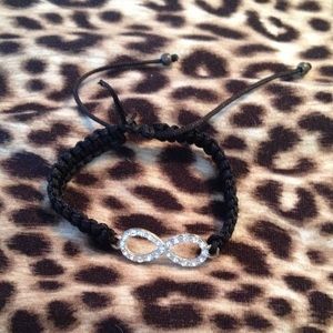Adjustable infinity bracelet/anklet