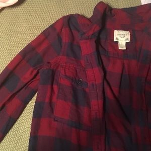 Red & Blue Fitted Flannel