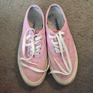 Cute Baby Pink Converse (Vans style)