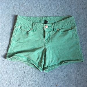 Teal Gap Shorts
