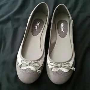 Wanted Herringbone Ballet Flats 8 new!