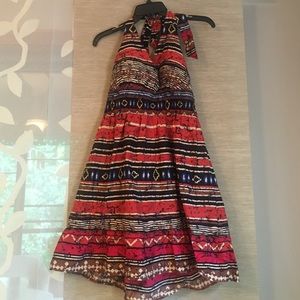 Boho Halter Dress