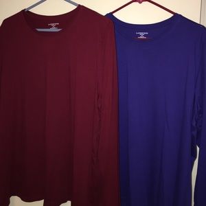 Lands End shirts. 1X
