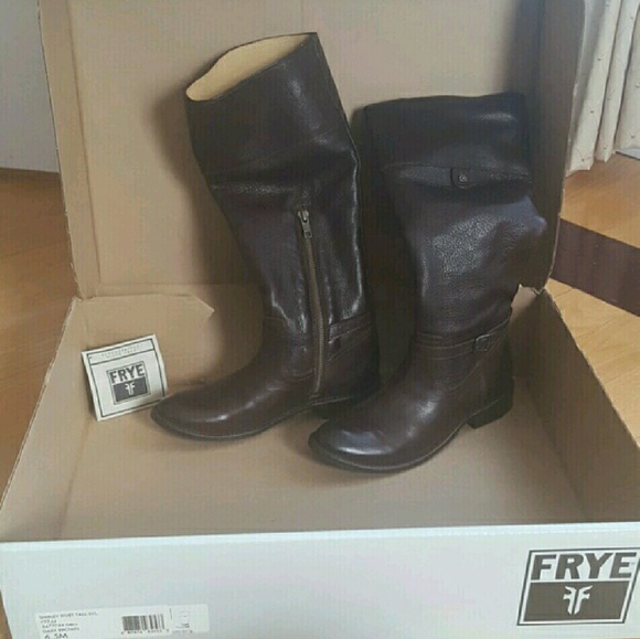 Frye Shirley Rivet Tall Riding Boot - Picture 4 of 4