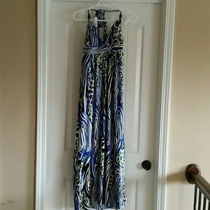 Halter maxi dress