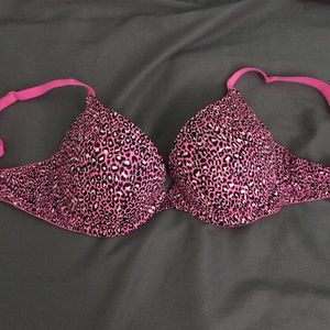 Victoria's Secret Pink cheetah print bra