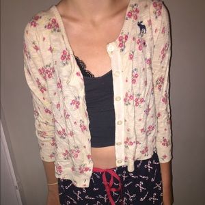 Floral cute cardigan from Abercrombie and Fitch