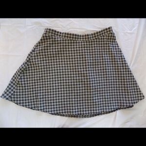 Garage plaid skirt