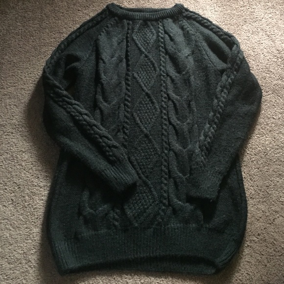 Oversized black sweater