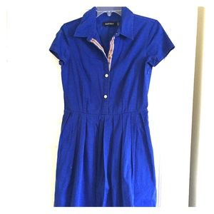 Cobalt colored work dress