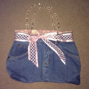 Jean shorts purse