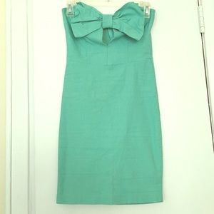 LuLu's Mint Green Bodycon Bow Dress!!