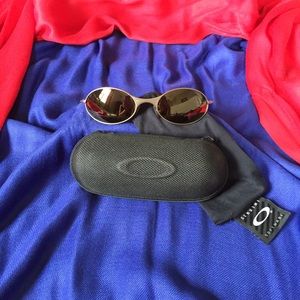 Gold Oakley E Wire Sunglasses