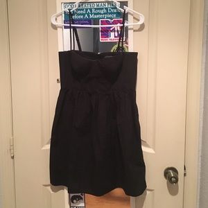 Black corset dress