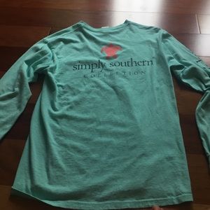 simple southern long sleeved tshirt