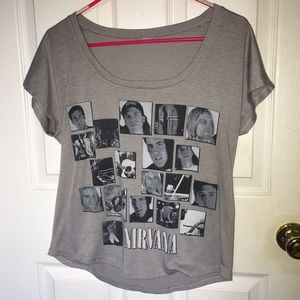 nirvana band tee