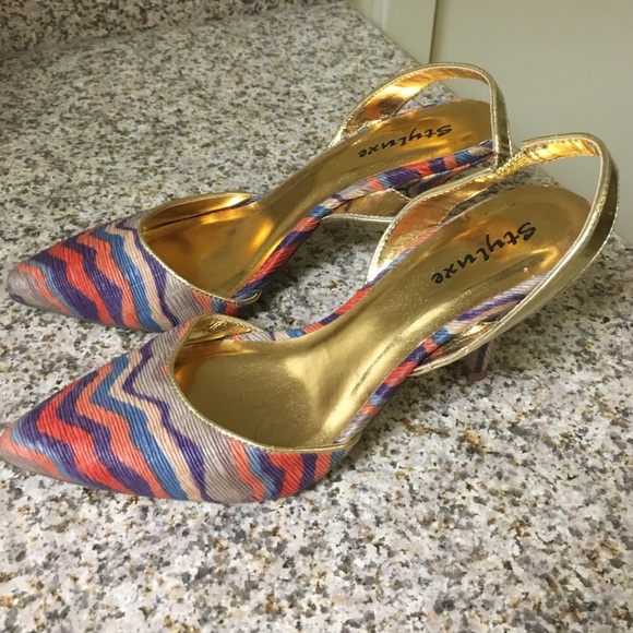 Multi Color Heels - Picture 2 of 2