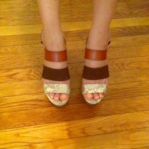 Mossimo Tri color wedges