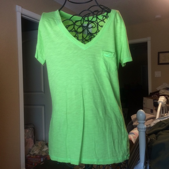 Classic Green V-Neck Top