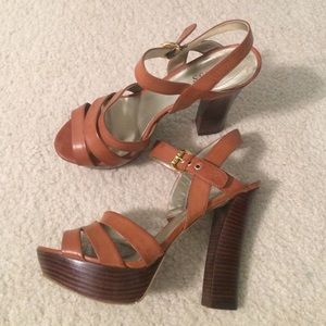 Guess Leather Block Heel