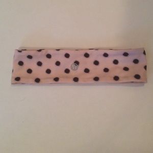 Lulu Lemon polka dot headband