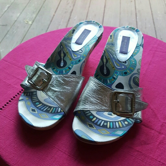Emilio Pucci Summer Sandals (size 7, 1 inch heel)