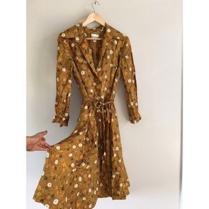 1960's McMullen silk printed button summer dress 6 1960's McMullen silk printed button summer dress 6