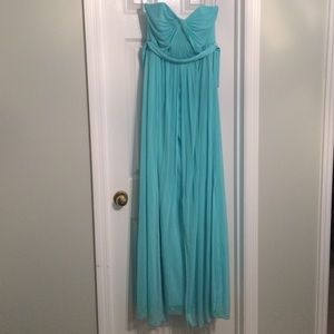 David's Bridal Mesh Convertible Dress