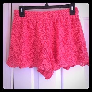 Free People pink shorts