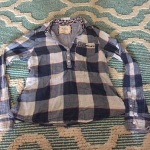 Hollister blue flannel