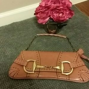 Rina  Rich Pink Clutch