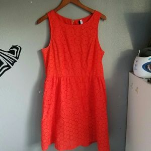 Coral Red dress