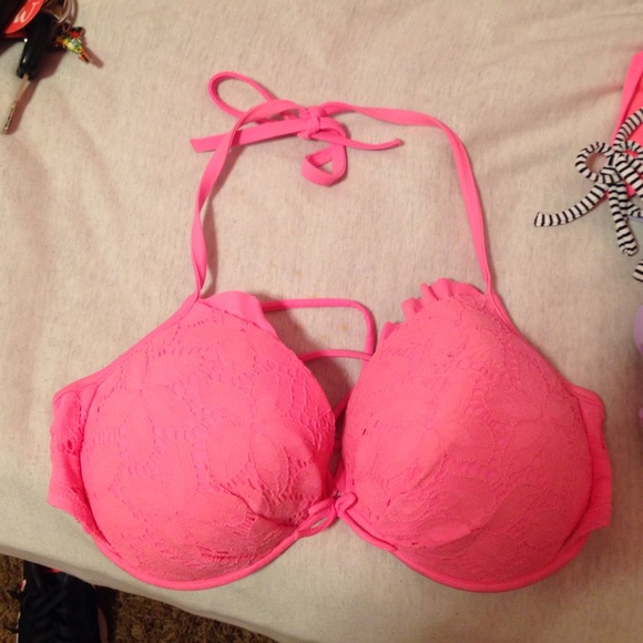 VS hot pink bathing suit top - Picture 1 of 2
