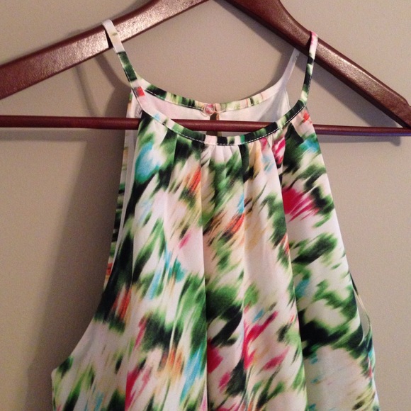 NWT Maggy London Watercolor Printed Dress