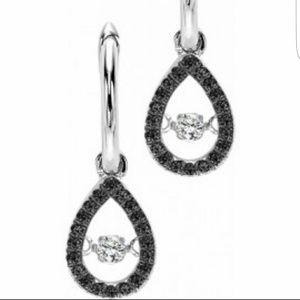 Black & White Diamond Rhythm Earrings