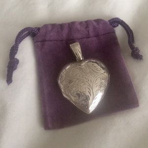 Vintage Sterling Silver Heart Locket