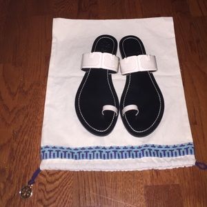 Tory Burch Marcia Patent Sandal, Dulce de Leech