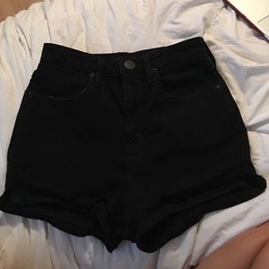 BDG super high rise pin up shorts