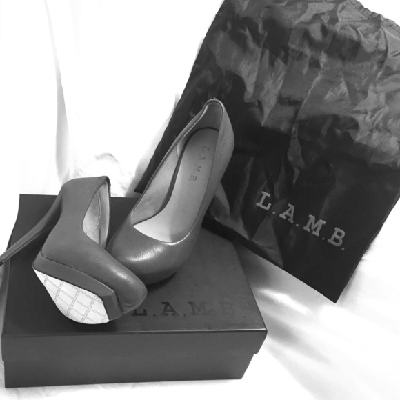 L.A.M.B gray pumps CAHOOT GRYLEA