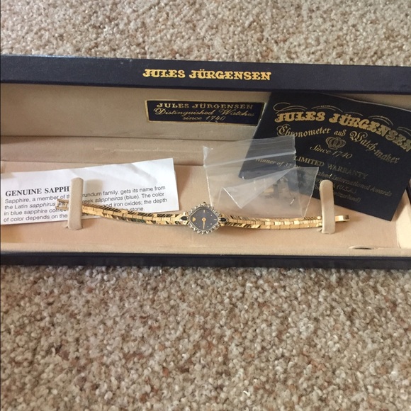 Jules Jurgensen sapphire watch