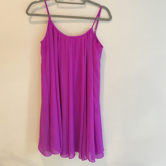 Purple/magenta flowy dress