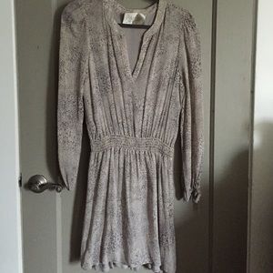Rory Beca Silk smock waist dress SZ M