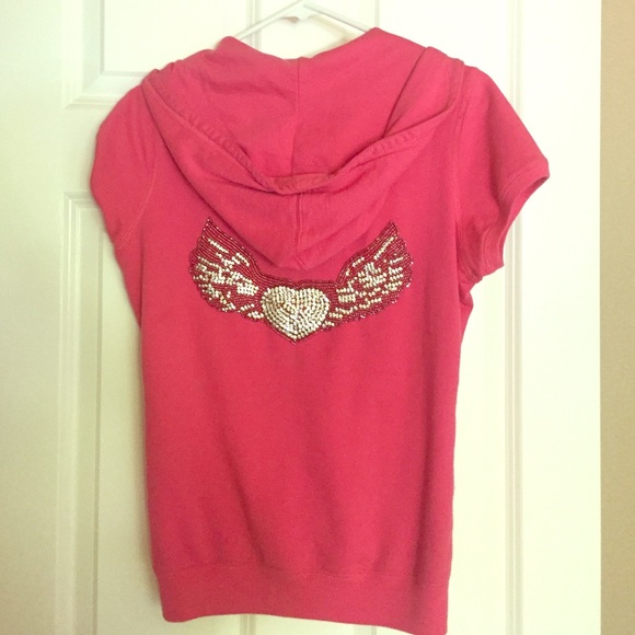 Twisted Heart zip up hoodie-tee