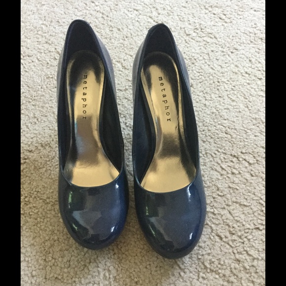 Blue Methaphor Heels
