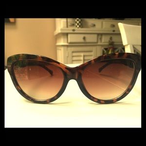 Kenneth Cole Tortoise Cat-Eye Sunglasses