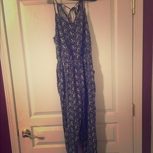Lucky Brand long floral jumper with cute tie back.