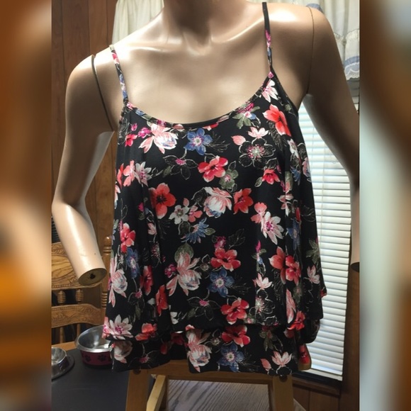 Floral print Hollister tank top