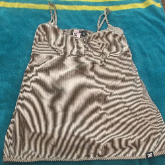 Stripe spaghetti top