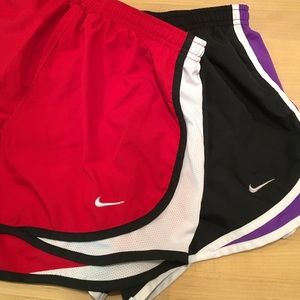 2 pairs of Nike running shorts