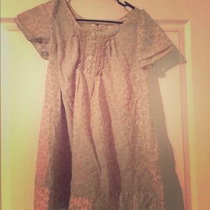 Flowy pink light weight shirt